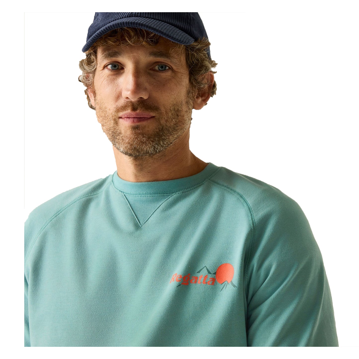 Arctic Green - Lifestyle - Regatta Mens Nithsdale Back Print Sweatshirt