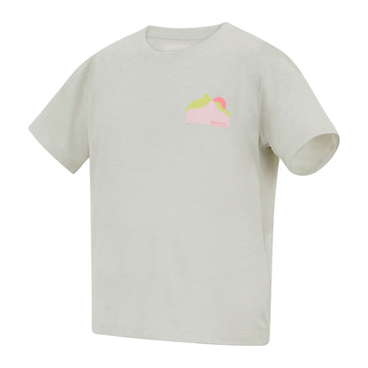 Gray Dawn Marl - Side - Regatta Childrens-Kids Aria Sunrise T-Shirt