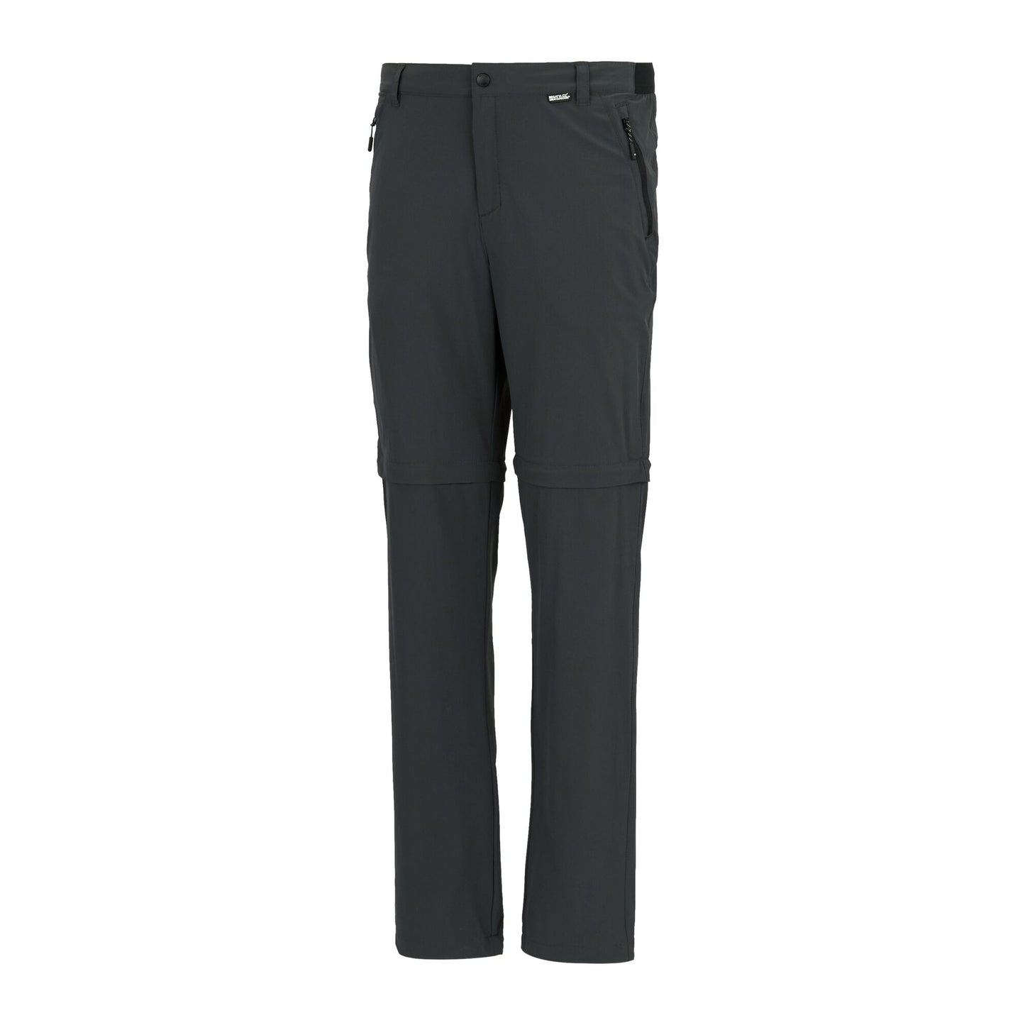 Ash - Side - Regatta Mens Lightweight Insect Repellent Travel Cargo Trousers