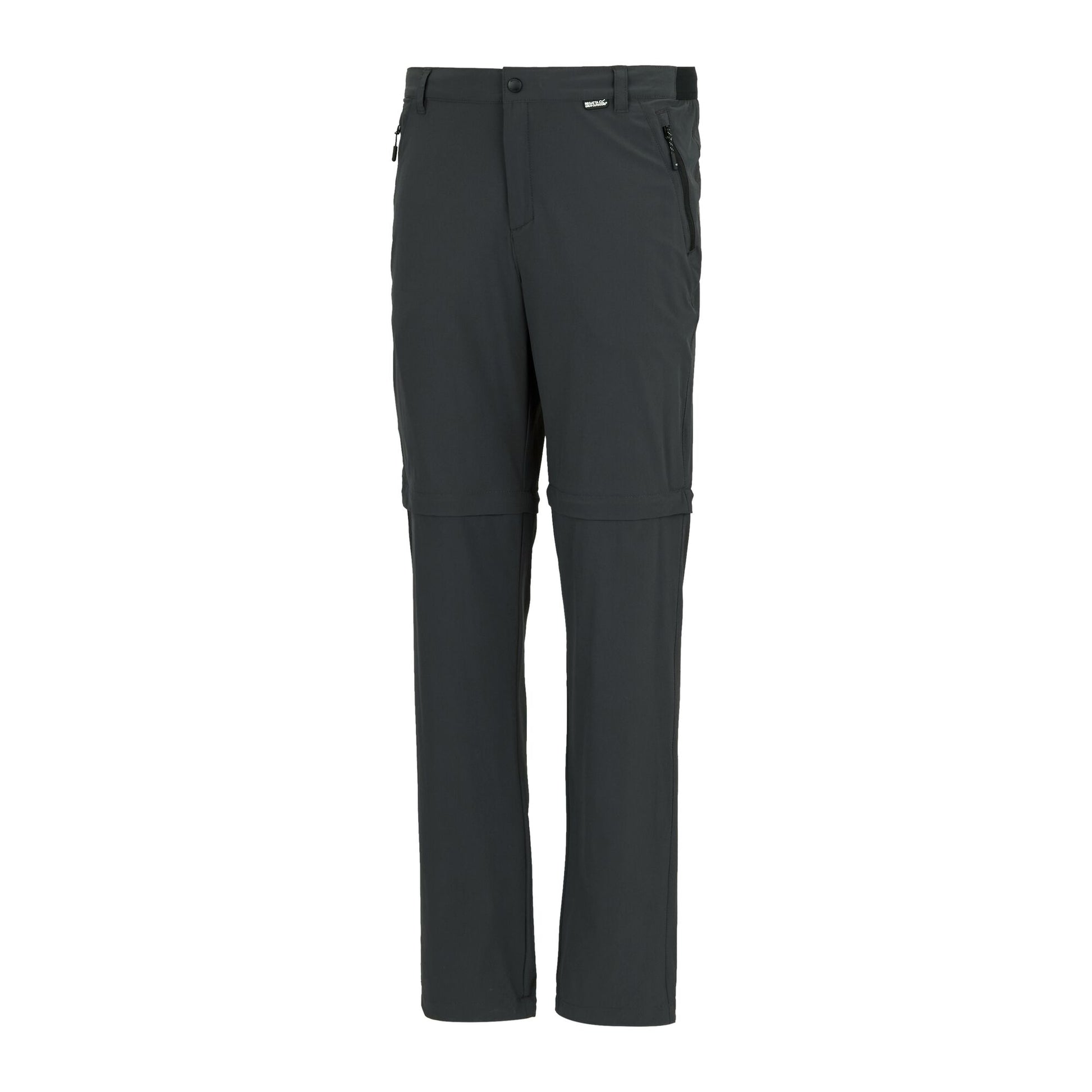 Ash - Side - Regatta Mens Lightweight Insect Repellent Travel Cargo Trousers