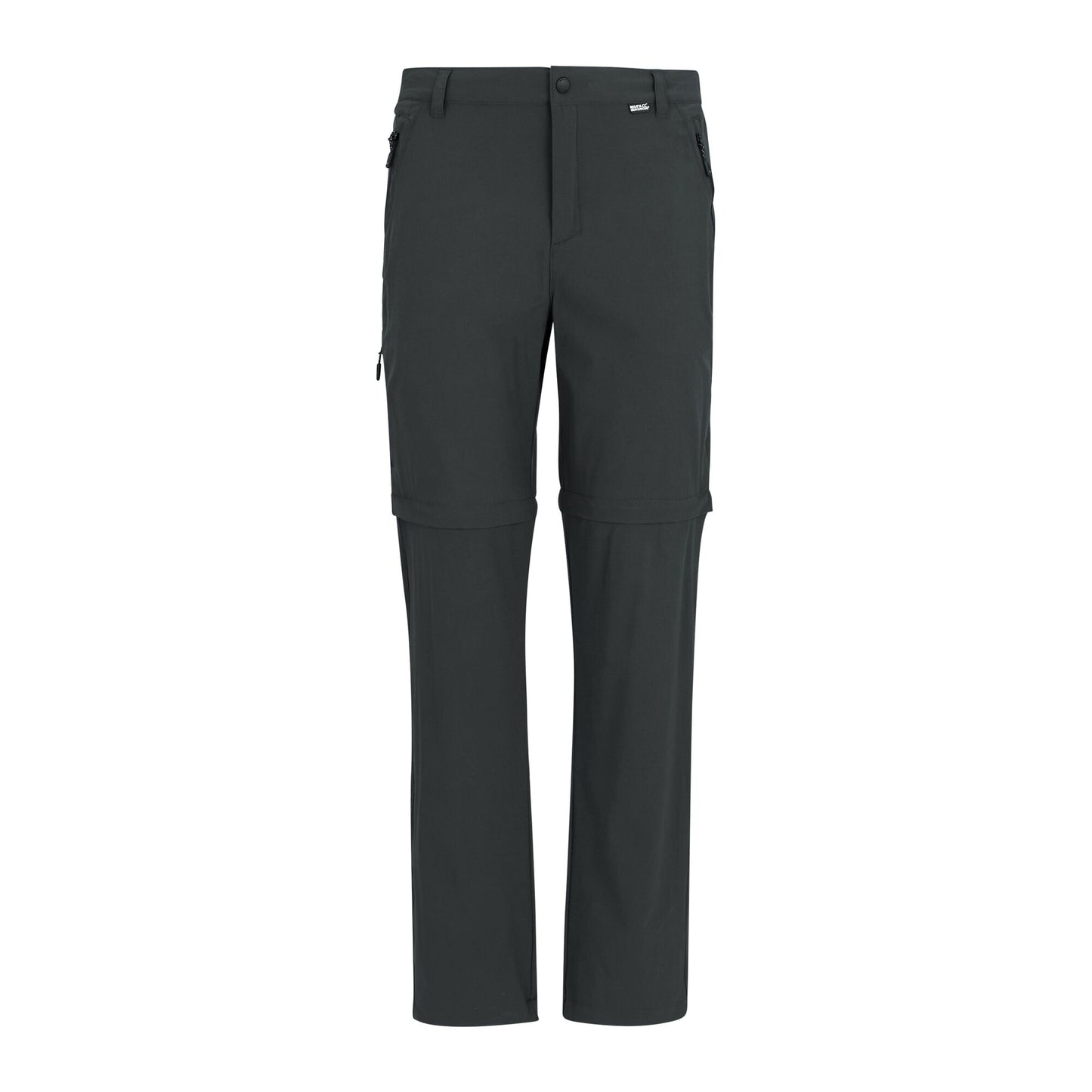 Ash - Front - Regatta Mens Lightweight Insect Repellent Travel Cargo Trousers