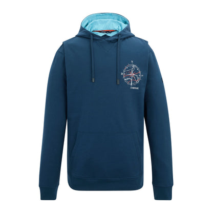 Moonlight Denim-Nordic Blue - Front - Regatta Mens Cline Compass Hoodie