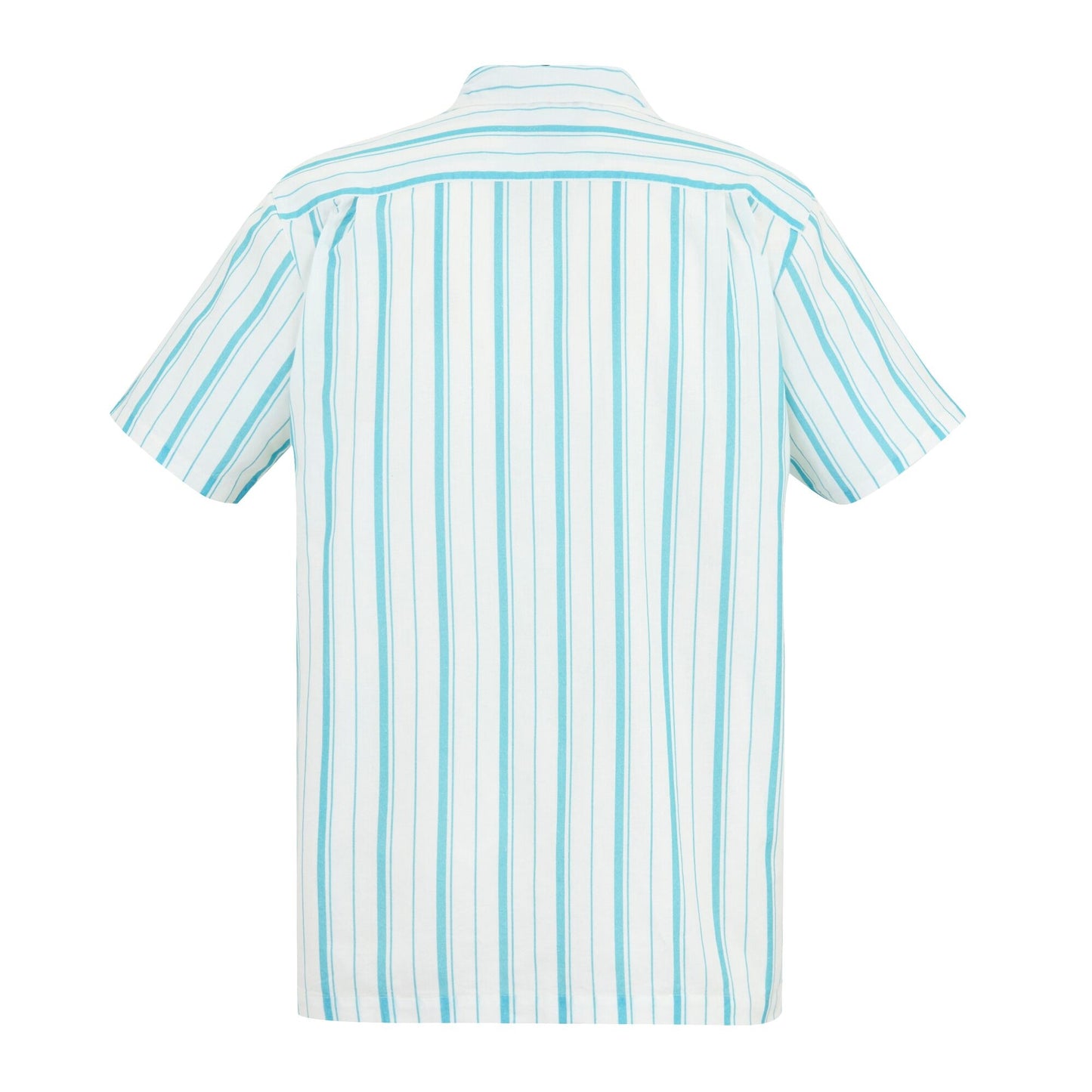 White-Nordic Blue - Back - Regatta Mens Hadlin Shirt