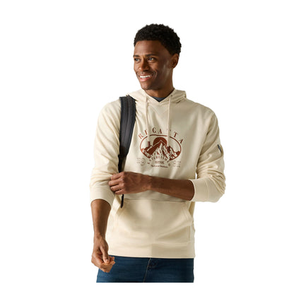 White Stone-Brick - Pack Shot - Regatta Mens Cline Mountain Hoodie