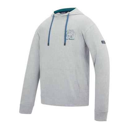 Grey Marl-Mediterranea - Side - Regatta Mens Cline Back Print Hoodie