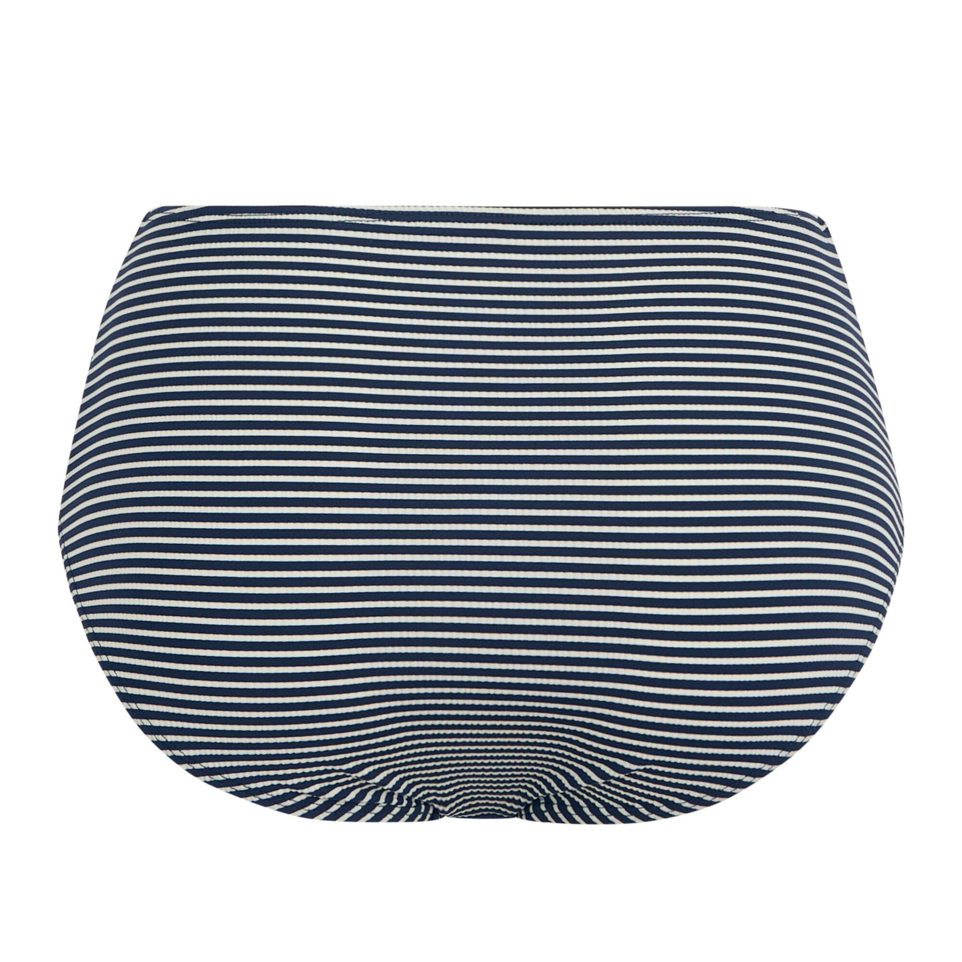Navy-White - Back - Regatta Womens-Ladies Loria Stripe Seersucker Bikini Bottoms