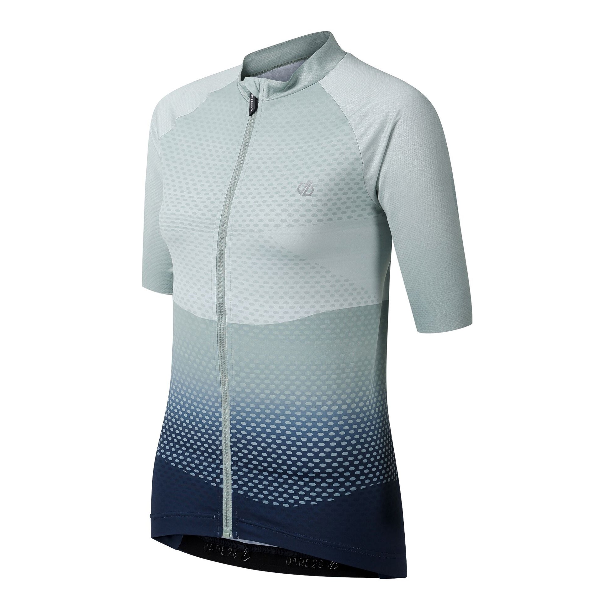 Glacier Green - Side - Dare 2B Womens-Ladies Lightning Cycling Jersey
