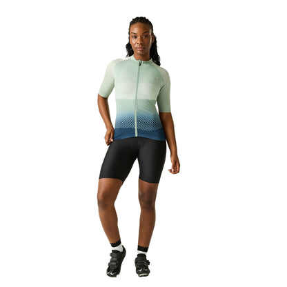 Glacier Green - Pack Shot - Dare 2B Womens-Ladies Lightning Cycling Jersey
