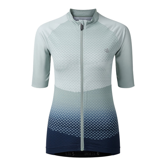 Glacier Green - Front - Dare 2B Womens-Ladies Lightning Cycling Jersey