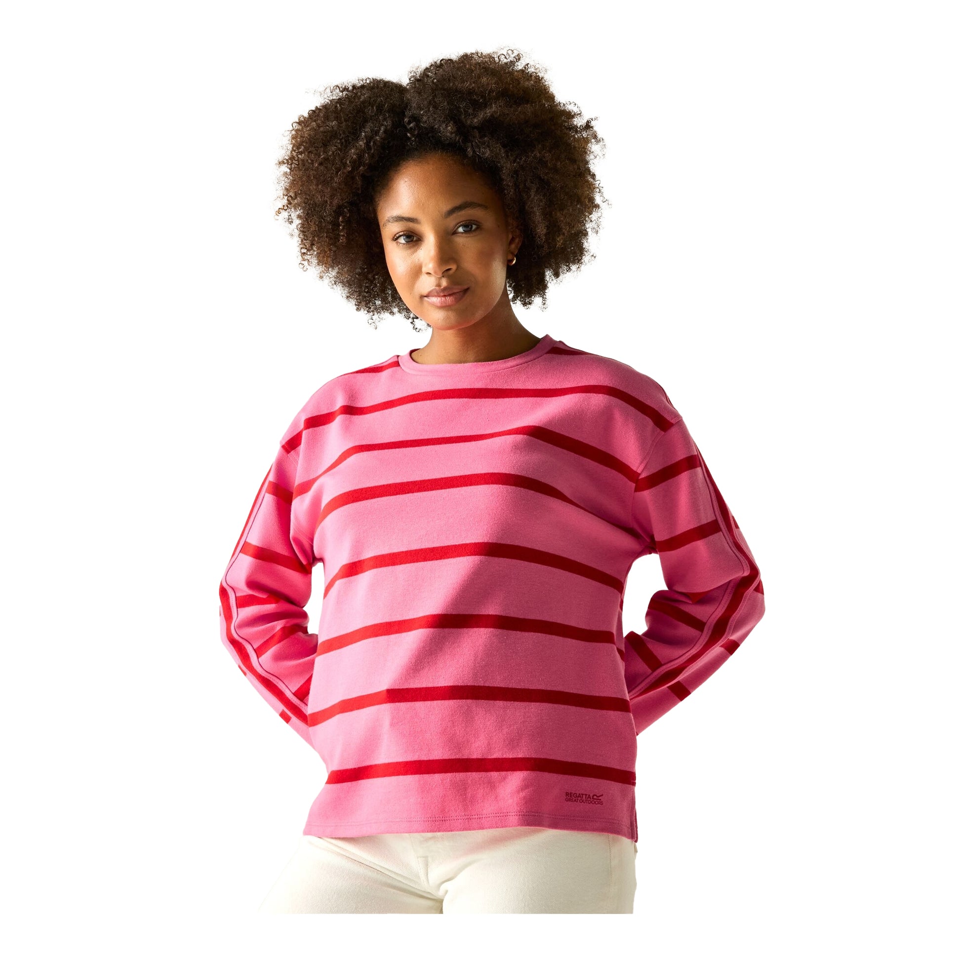 Pink Lemonade-Red - Lifestyle - Regatta Womens-Ladies Avira Sweatshirt