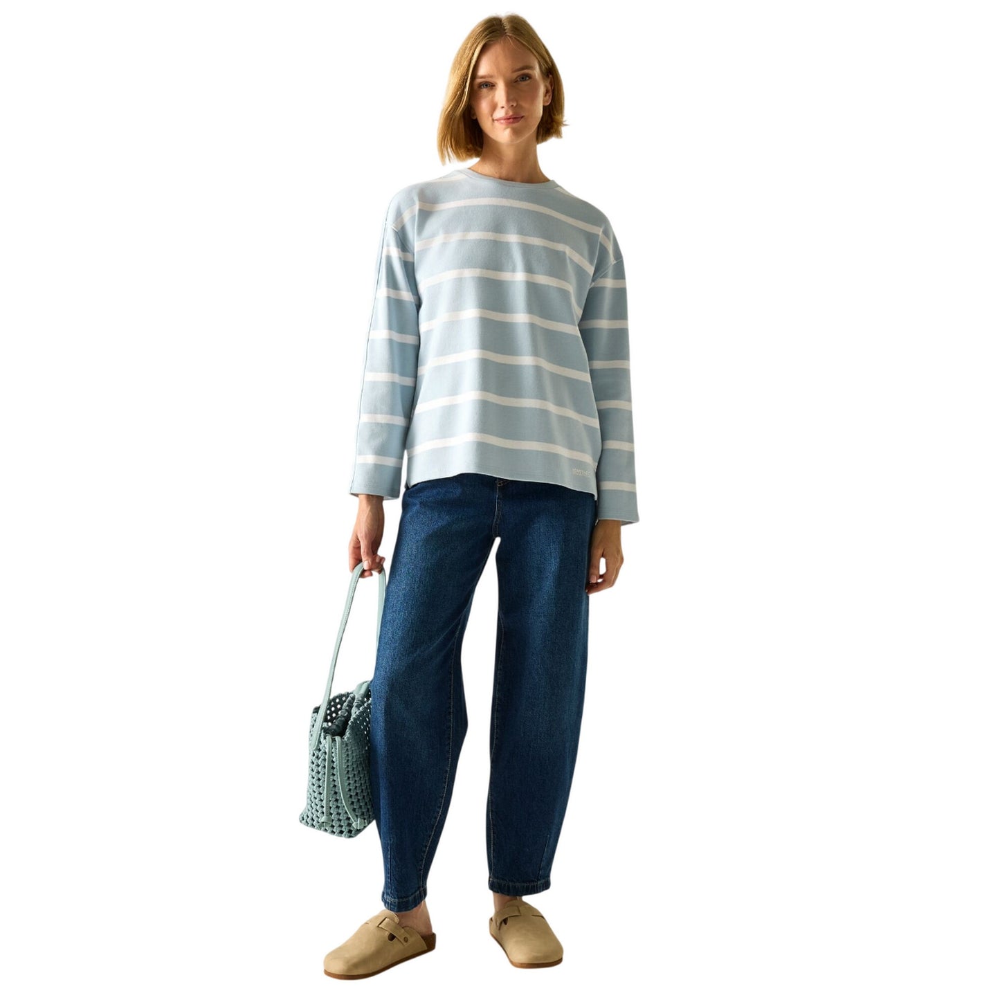 Skyway-White - Pack Shot - Regatta Womens-Ladies Avira Sweatshirt