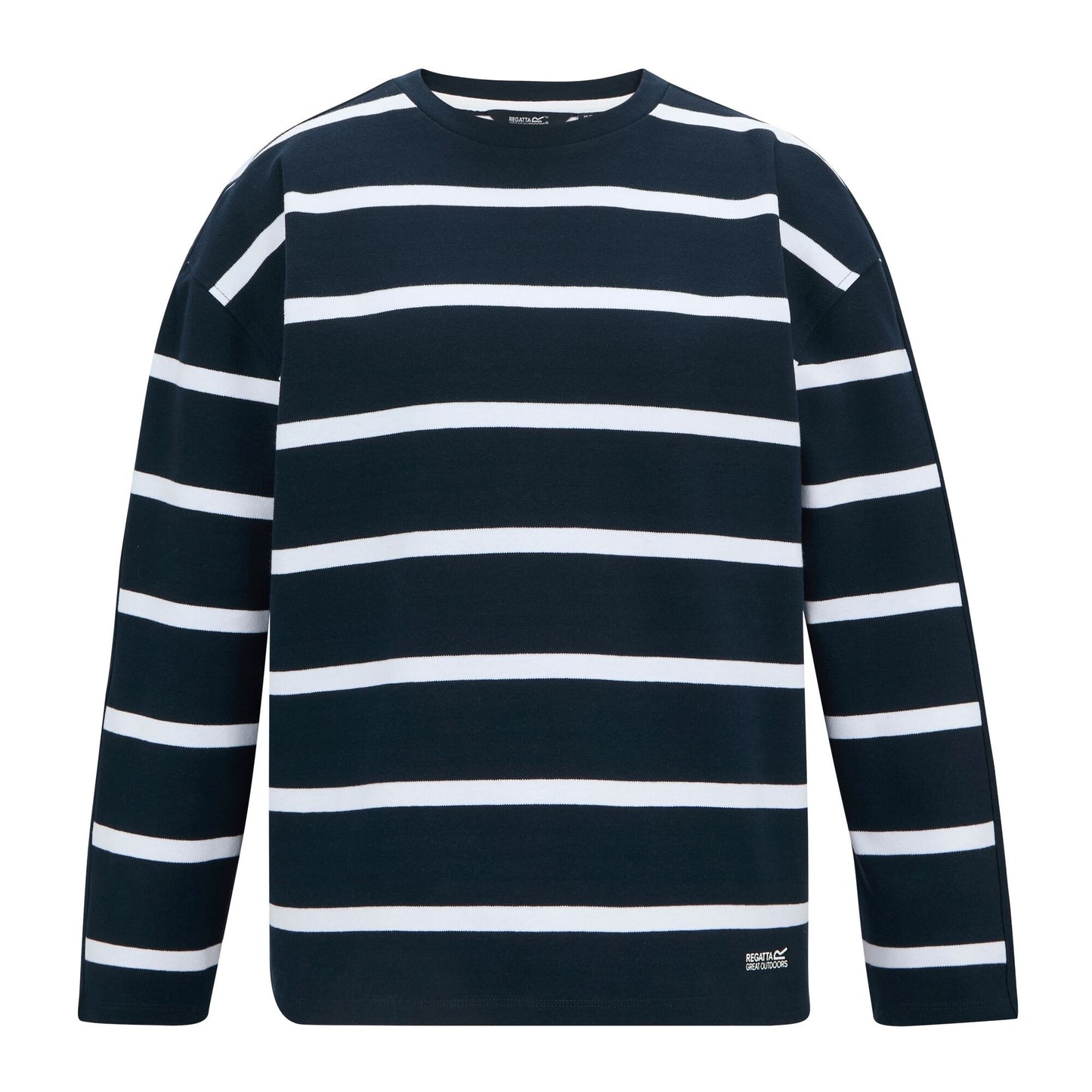 Navy-White - Front - Regatta Womens-Ladies Avira Sweatshirt
