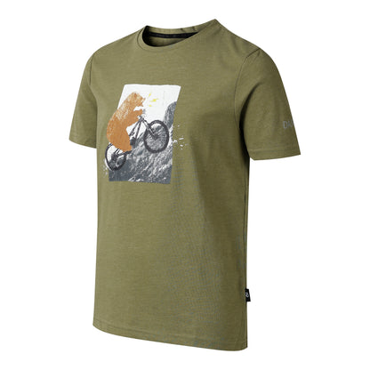 Nephrite Green - Side - Dare 2B Childrens-Kids Trailblazer III Logo T-Shirt