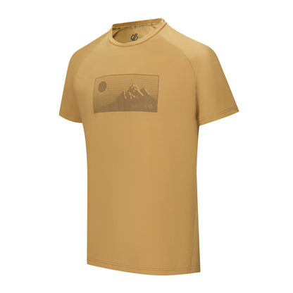 Wood Brown - Side - Dare 2B Mens Tech II Moon Mountain T-Shirt