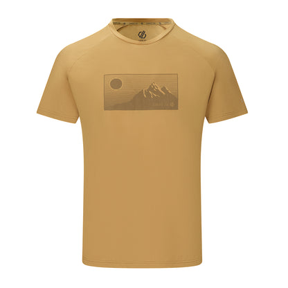 Wood Brown - Front - Dare 2B Mens Tech II Moon Mountain T-Shirt