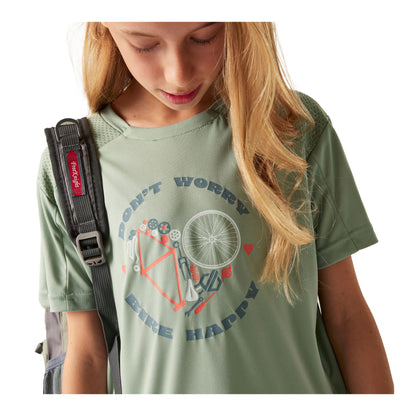 Glacier Green - Side - Regatta Childrens-Kids Trackstand II T-Shirt