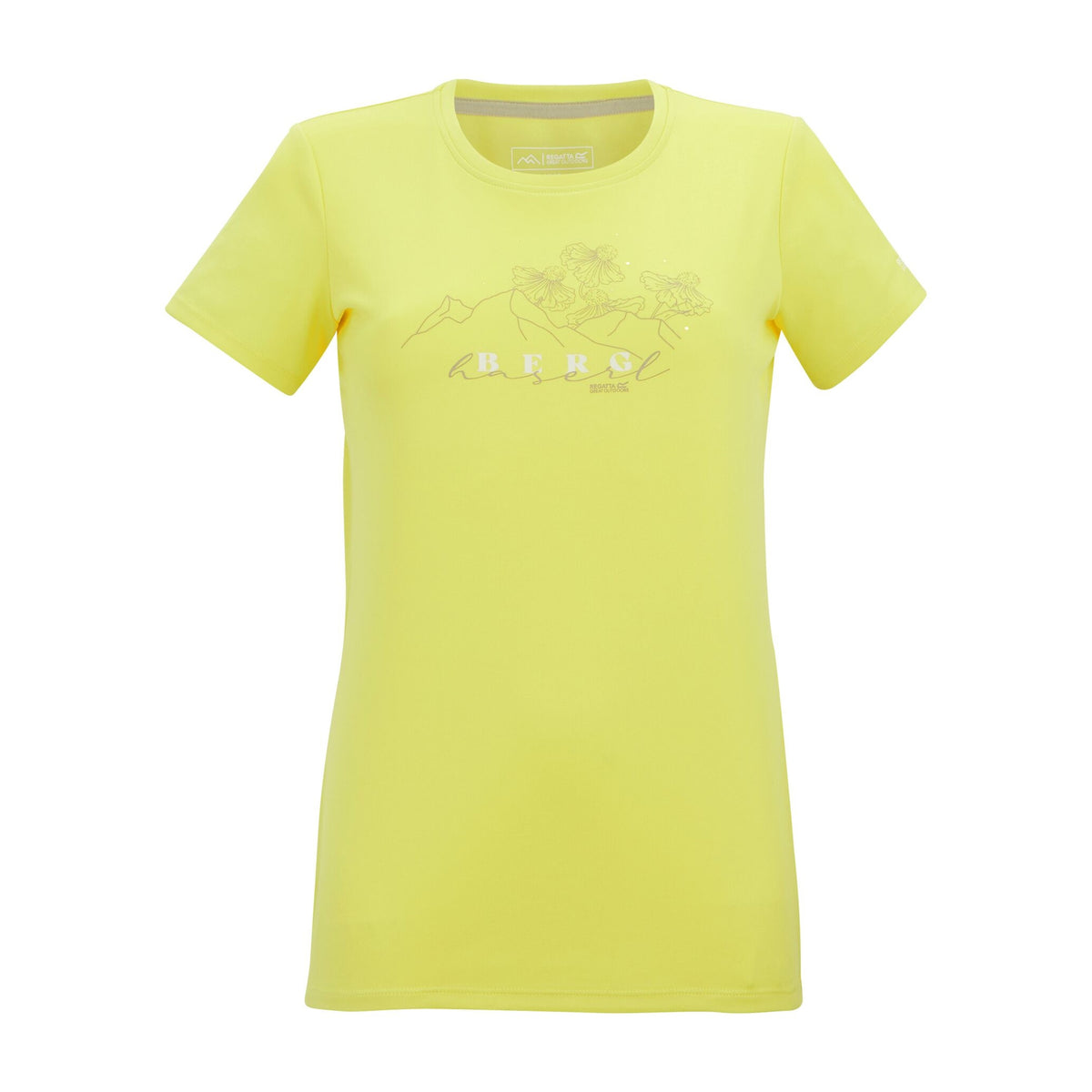 Canary Yellow - Front - Regatta Womens-Ladies Fingal Graphic Print T-Shirt