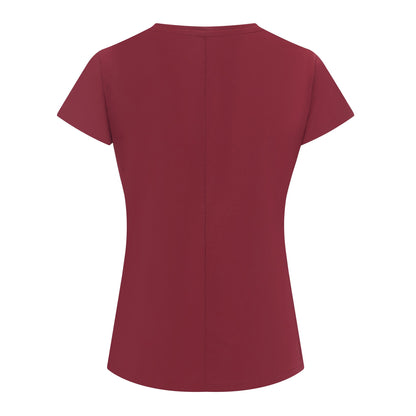Tibetan Red - Back - Regatta Womens-Ladies Serenity Yoga Pose Lightweight T-Shirt