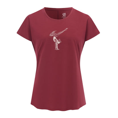 Tibetan Red - Front - Regatta Womens-Ladies Serenity Yoga Pose Lightweight T-Shirt