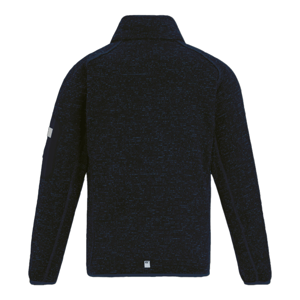 Navy Olympian Blue - Back - Regatta Childrens-Kids Newhill Fleece Jacket
