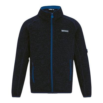 Navy Olympian Blue - Front - Regatta Childrens-Kids Newhill Fleece Jacket