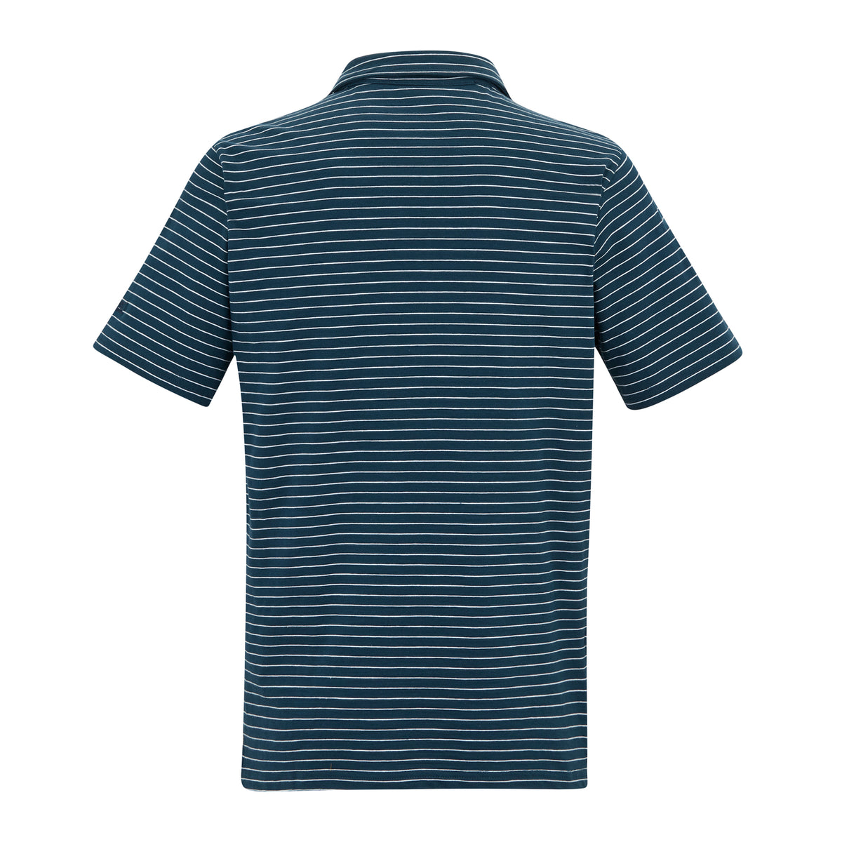 Moonlight Denim-White - Back - Regatta Mens Hadvo Stripe Polo Shirt