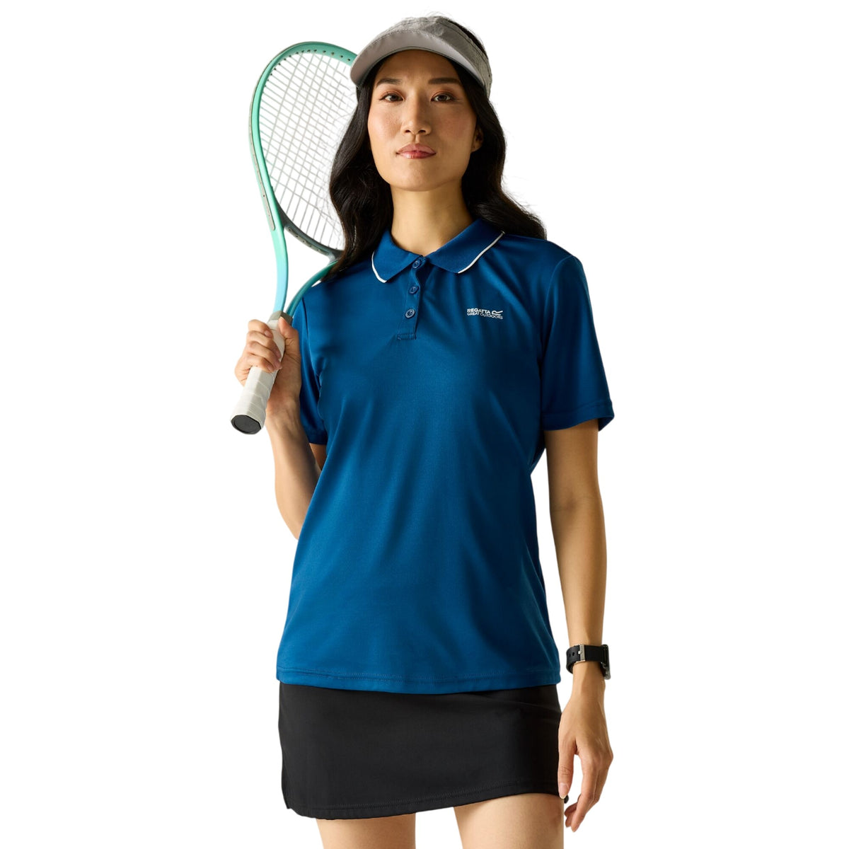 Aviator Blue - Lifestyle - Regatta Womens-Ladies Botanna Polo Shirt
