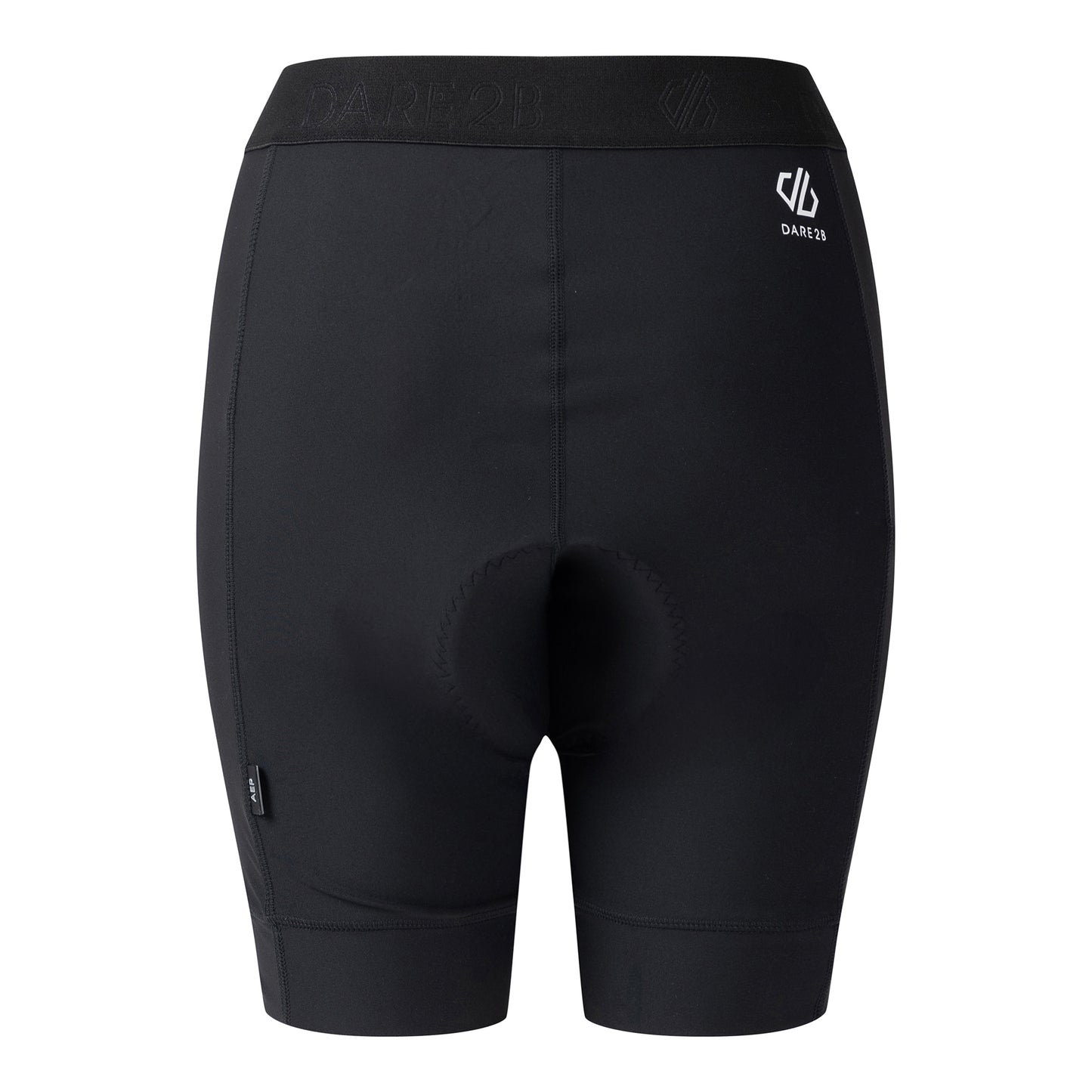 Black - Back - Dare 2B Womens-Ladies Prompt ll Cycling Shorts