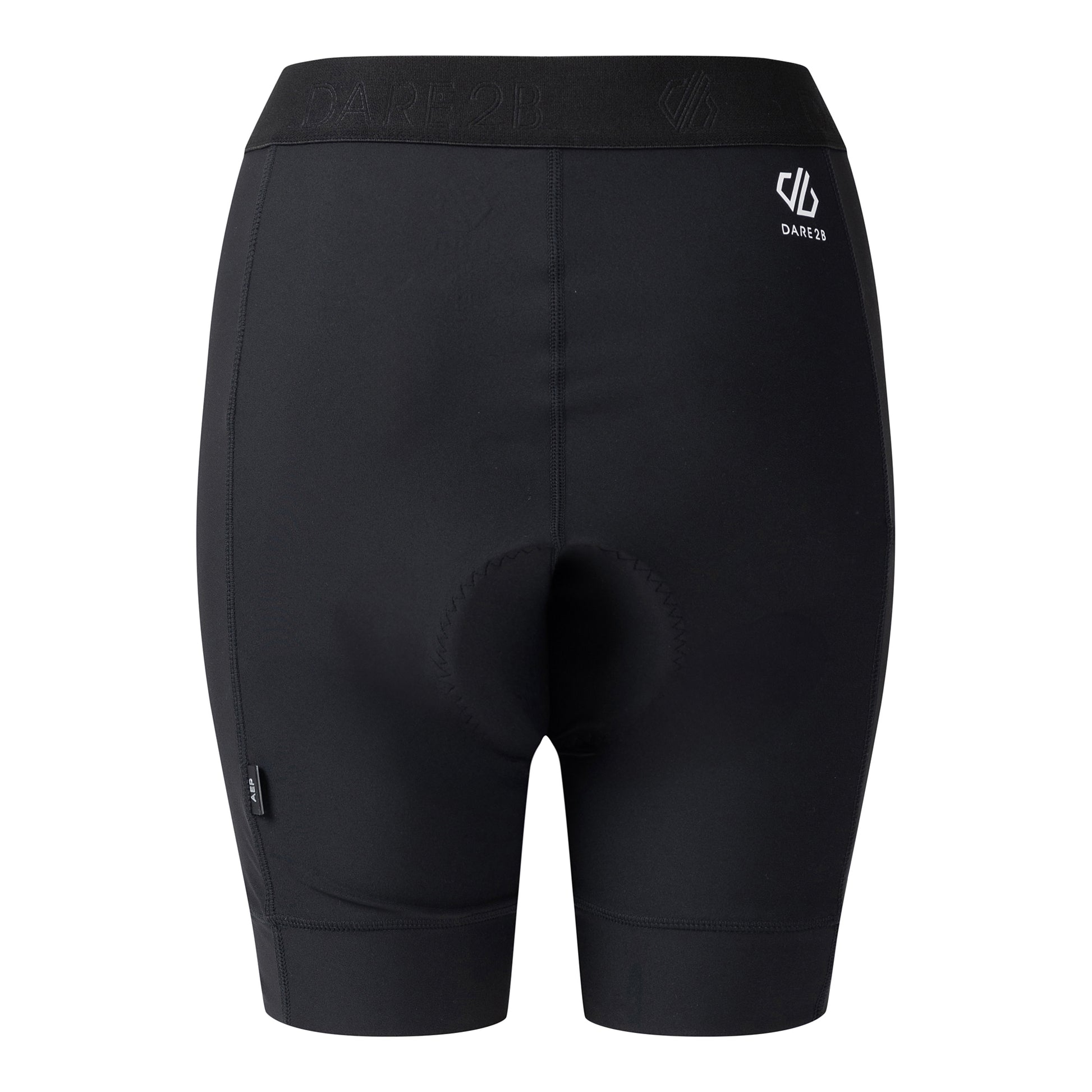 Black - Back - Dare 2B Womens-Ladies Prompt ll Cycling Shorts
