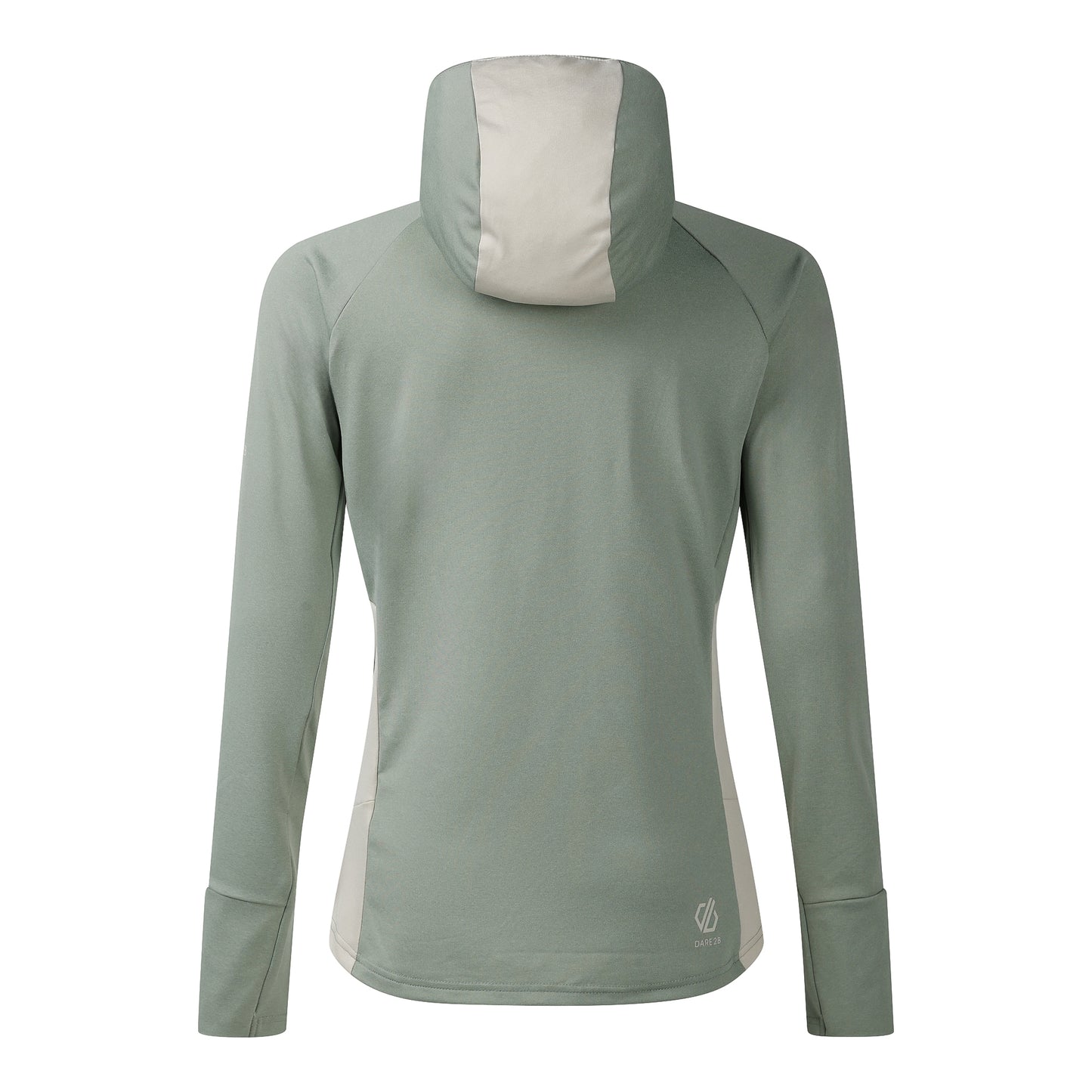 Glacier Green - Back - Dare 2B Womens-Ladies Emerging III Stretch Midlayer