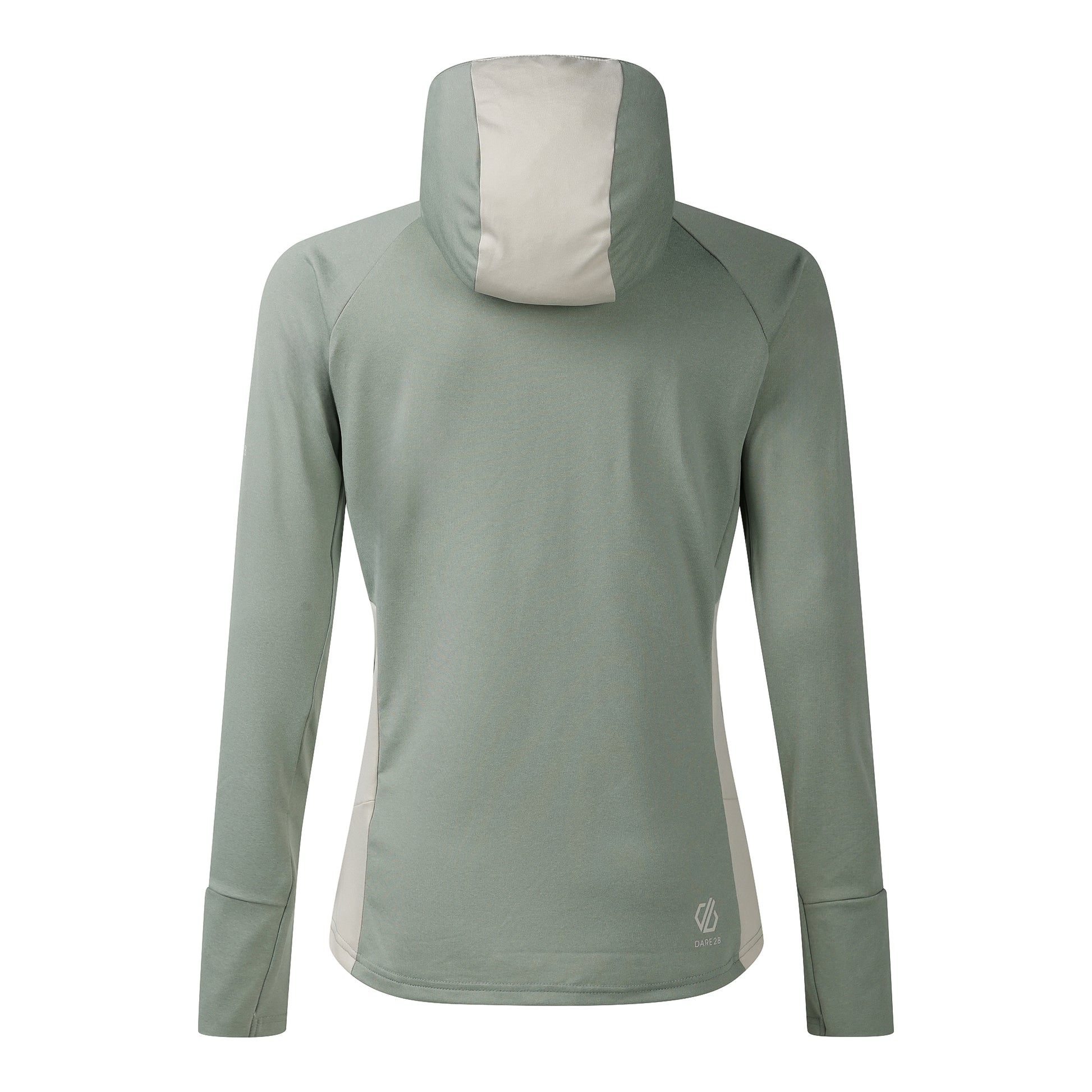 Glacier Green - Back - Dare 2B Womens-Ladies Emerging III Stretch Midlayer