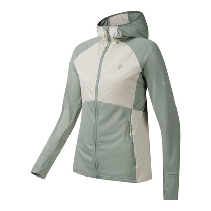 Glacier Green - Side - Dare 2B Womens-Ladies Emerging III Stretch Midlayer