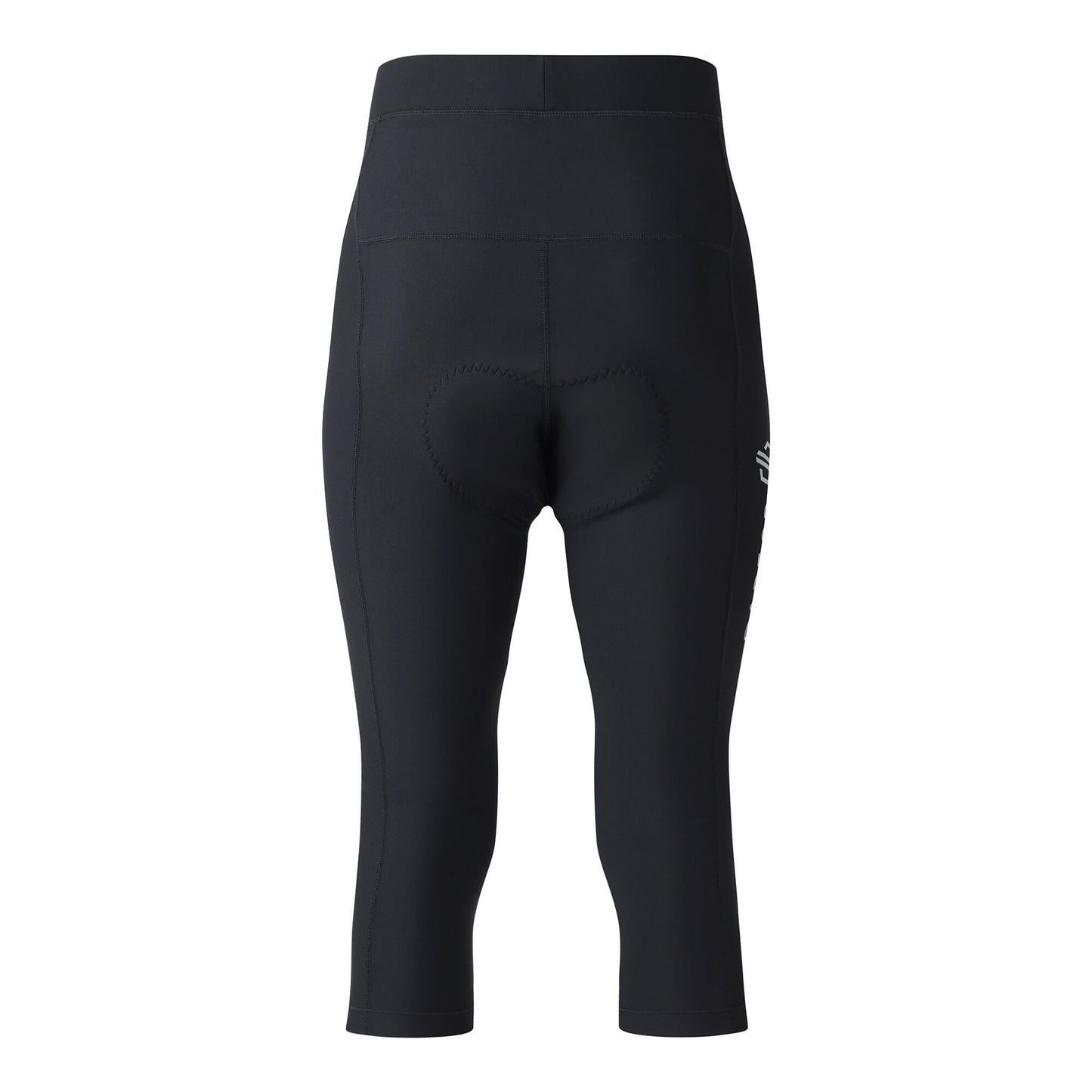 Black - Back - Dare 2B Mens Ultra 3-4 Length Tight Cycling Shorts