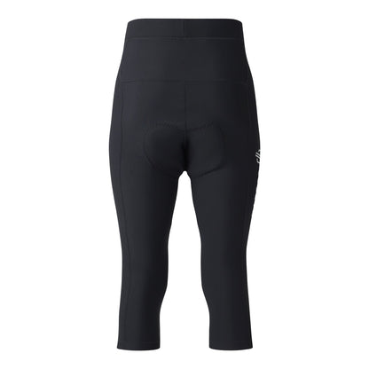 Black - Back - Dare 2B Mens Ultra 3-4 Length Tight Cycling Shorts