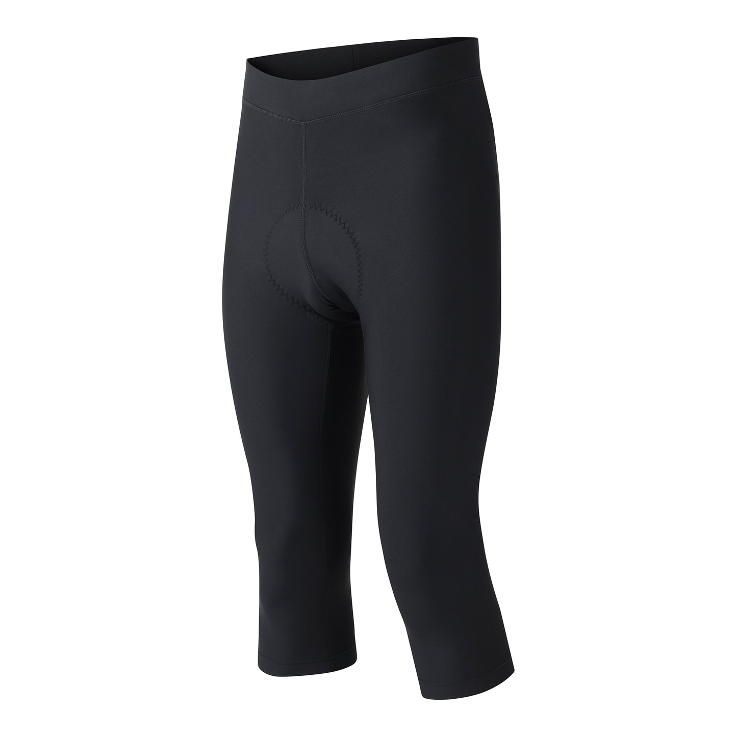 Black - Side - Dare 2B Mens Ultra 3-4 Length Tight Cycling Shorts