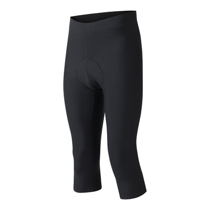 Black - Side - Dare 2B Mens Ultra 3-4 Length Tight Cycling Shorts