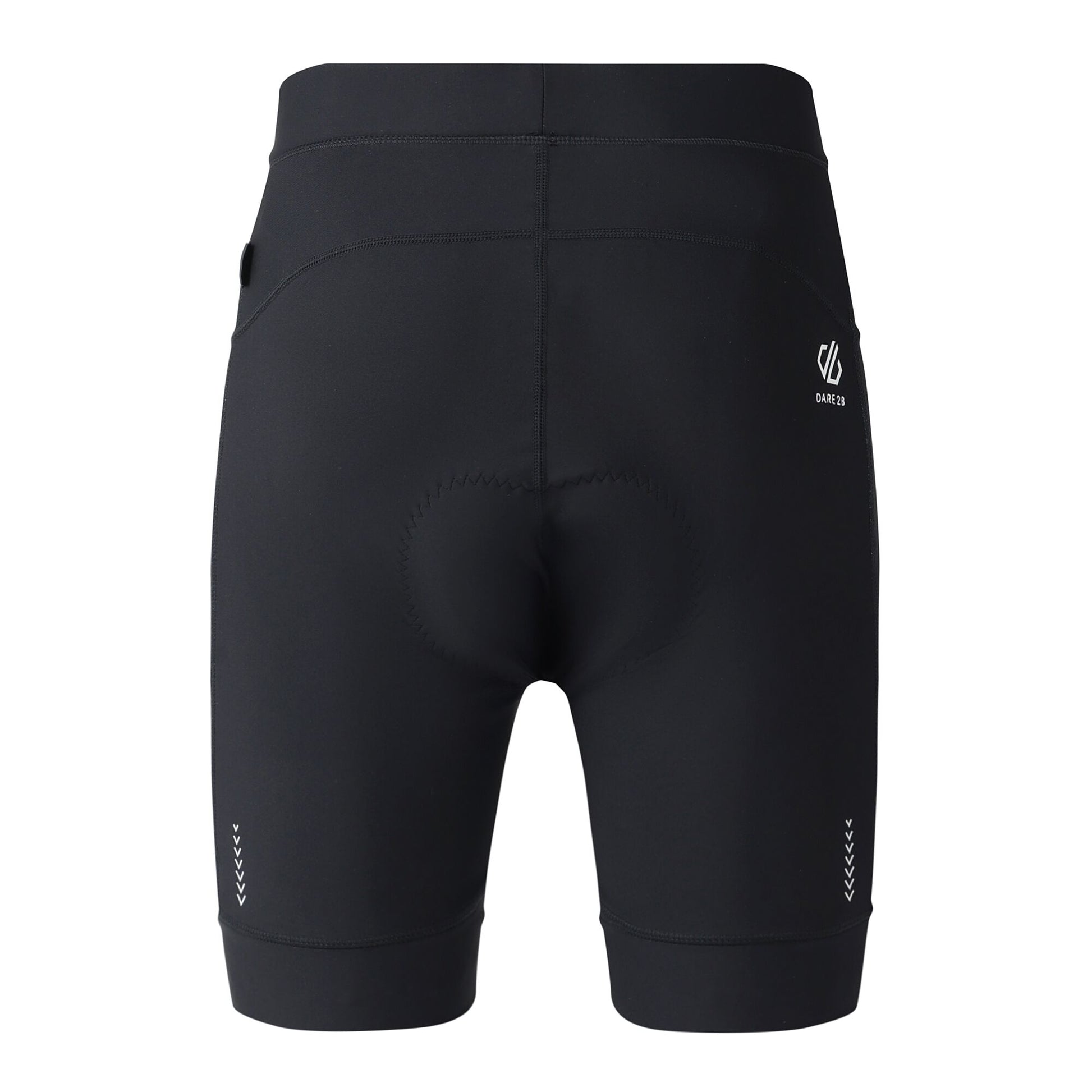 Black - Back - Dare 2B Mens Ecliptic III Cycling Shorts