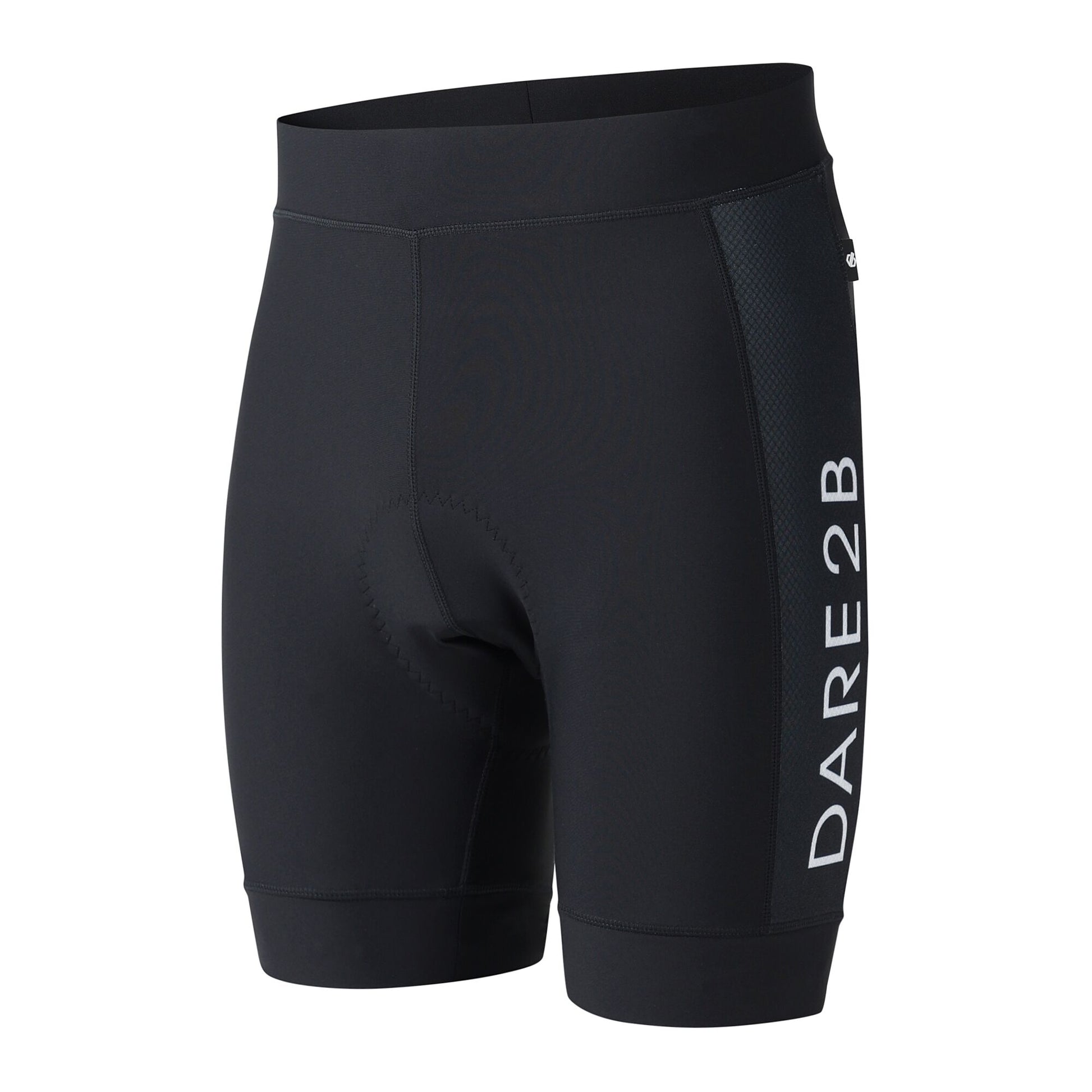 Black - Side - Dare 2B Mens Ecliptic III Cycling Shorts