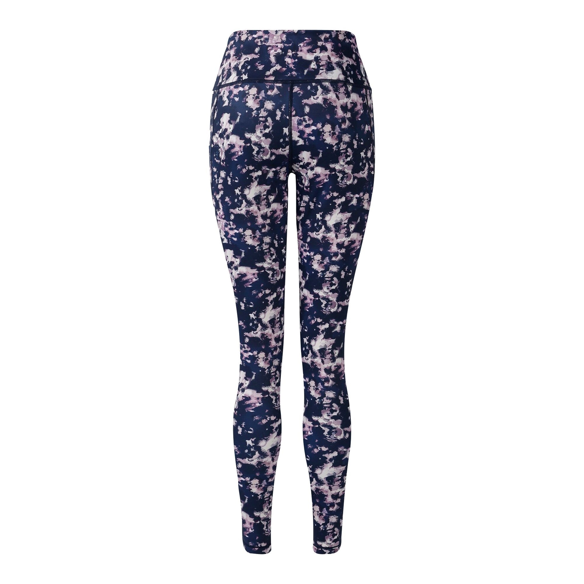Navy - Back - Dare 2B Womens-Ladies Influential II Ink Print Leggings