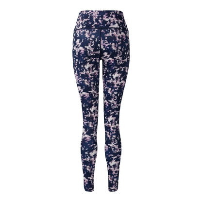 Navy - Back - Dare 2B Womens-Ladies Influential II Ink Print Leggings
