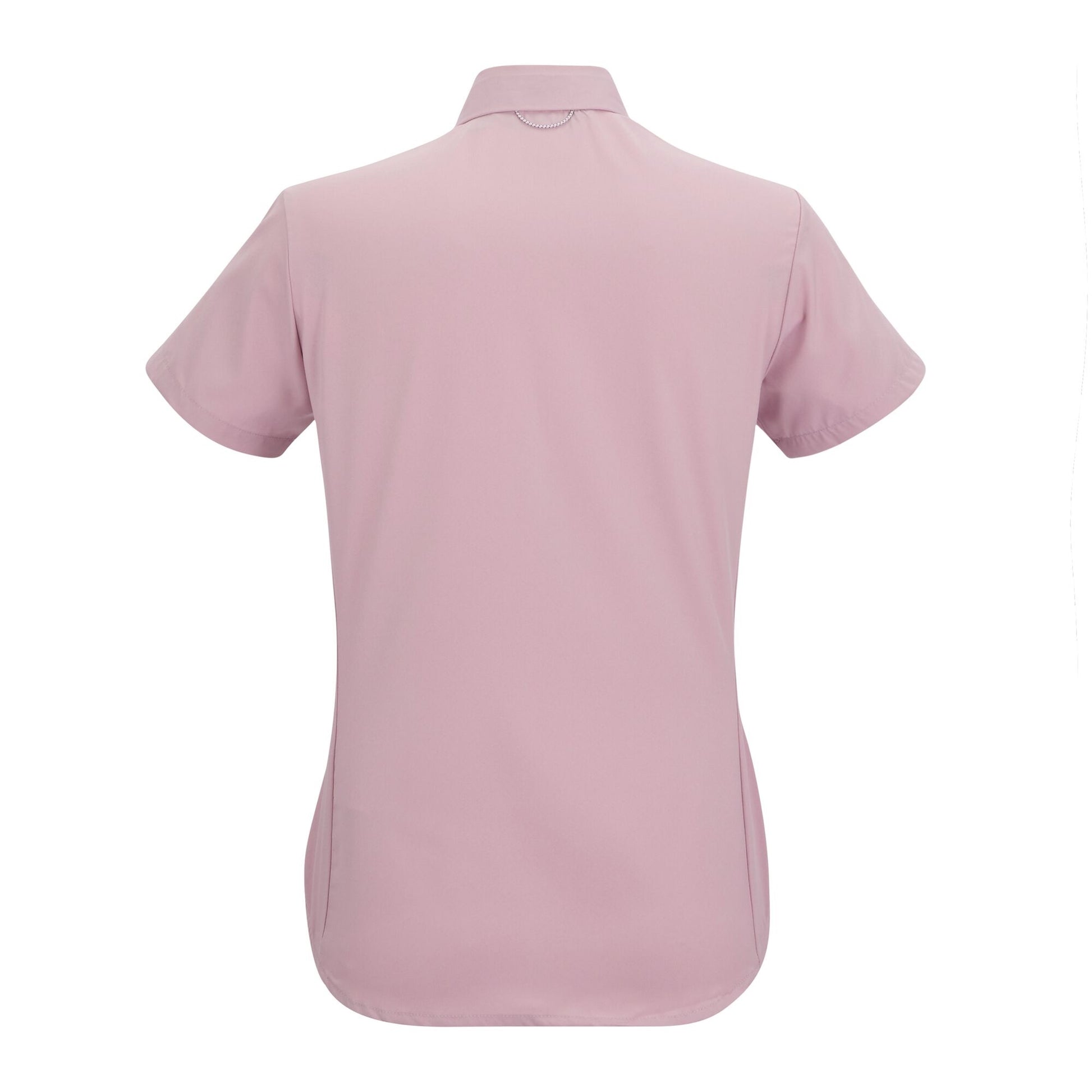 Powder Lilac Solid - Back - Regatta Womens-Ladies Lightweight Insect Repellent Short-Sleeved Travel Shirt