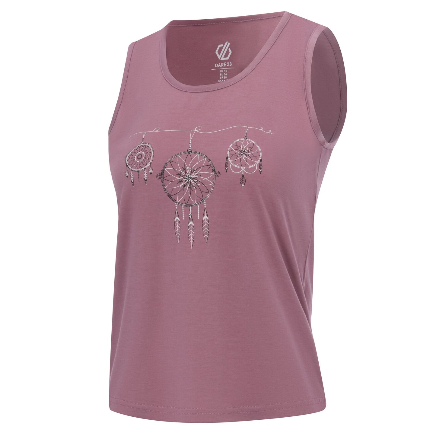 Dusky Orchid - Side - Dare 2B Womens-Ladies Dreamcatcher Tank Top