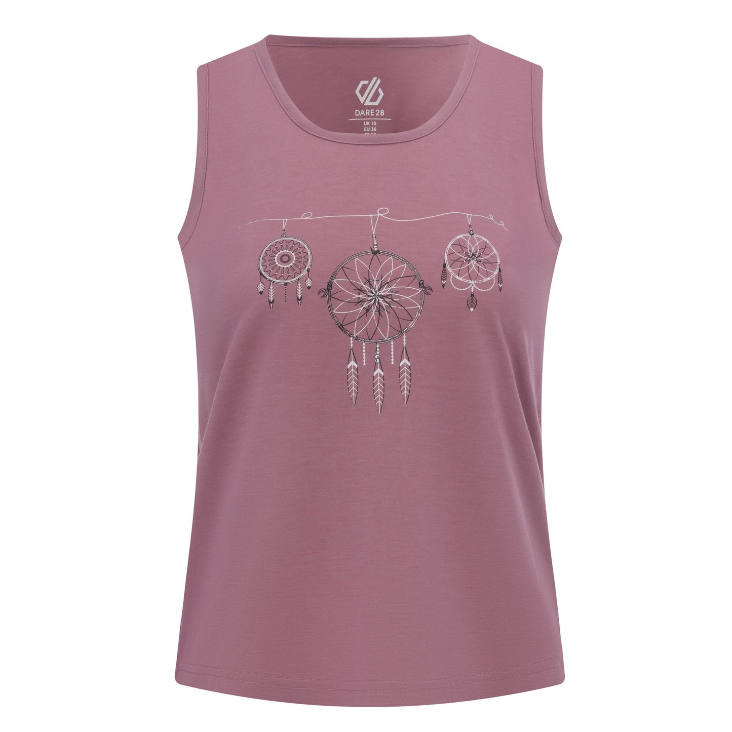 Dusky Orchid - Front - Dare 2B Womens-Ladies Dreamcatcher Tank Top