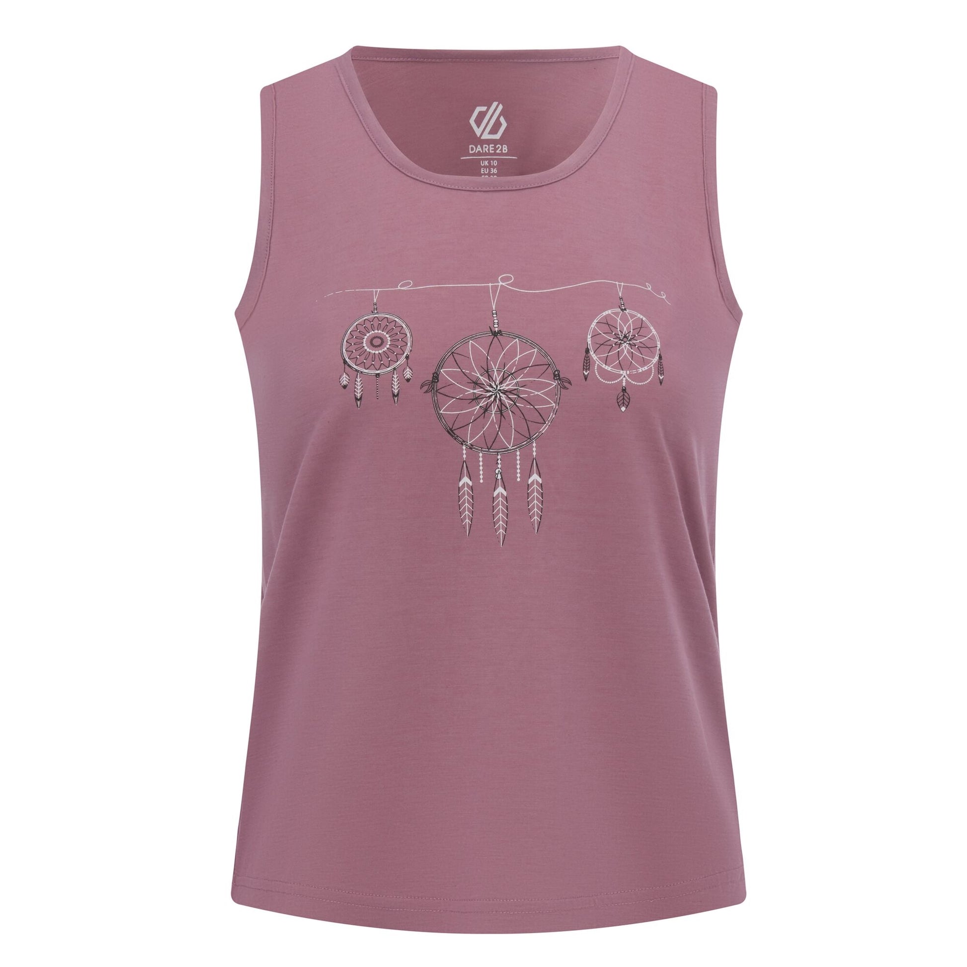 Dusky Orchid - Front - Dare 2B Womens-Ladies Dreamcatcher Tank Top
