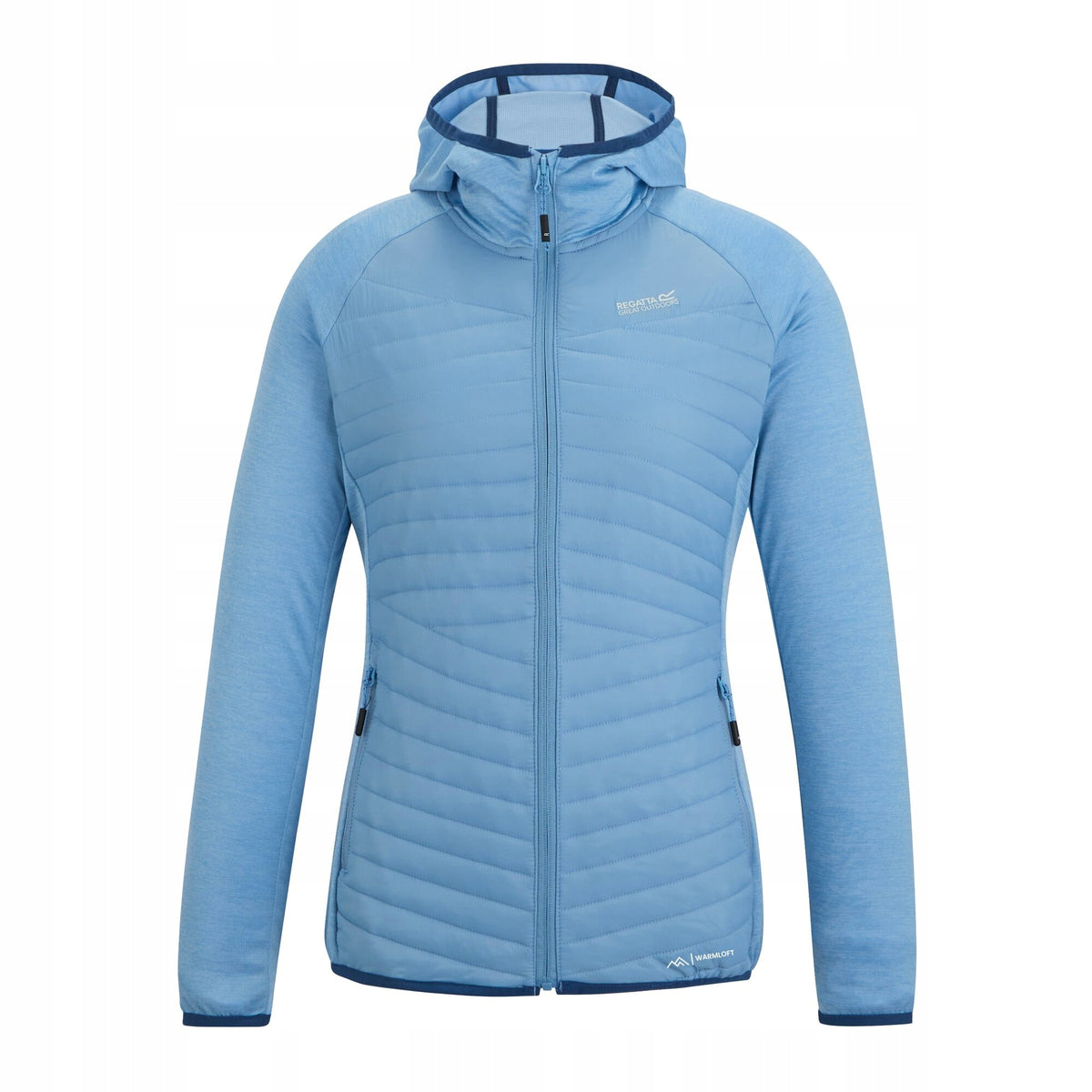 Washed Denim - Front - Regatta Womens-Ladies Andreson Hybrid Insulated Padded Jacket