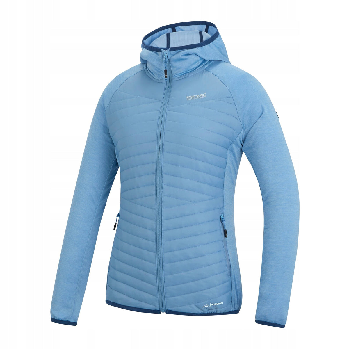 Washed Denim - Side - Regatta Womens-Ladies Andreson Hybrid Insulated Padded Jacket