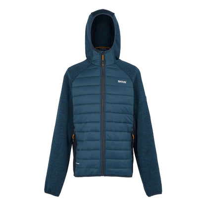 Moonlight Denim-Navy - Front - Regatta Mens Newhill Hybrid Jacket