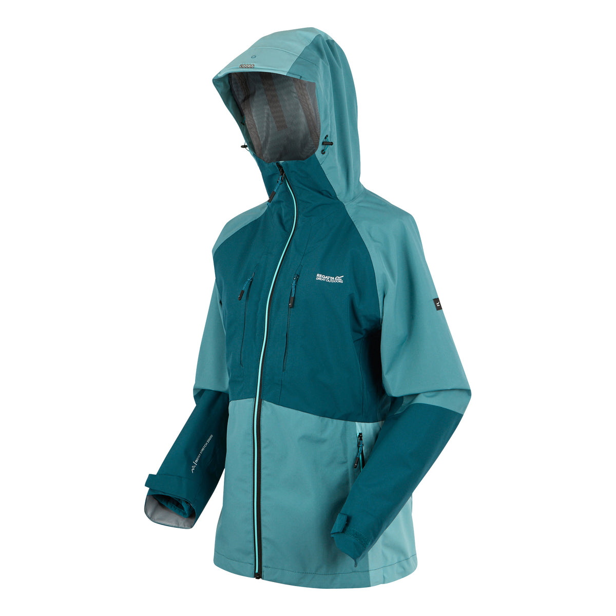 Storm Blue-Moroccan Blue - Side - Regatta Womens-Ladies Carletta 3 in 1 Jacket