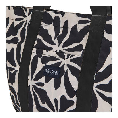 Multicoloured - Side - Regatta Boulder Floral Pattern Beach Tote Bag