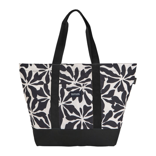 Multicoloured - Front - Regatta Boulder Floral Pattern Beach Tote Bag